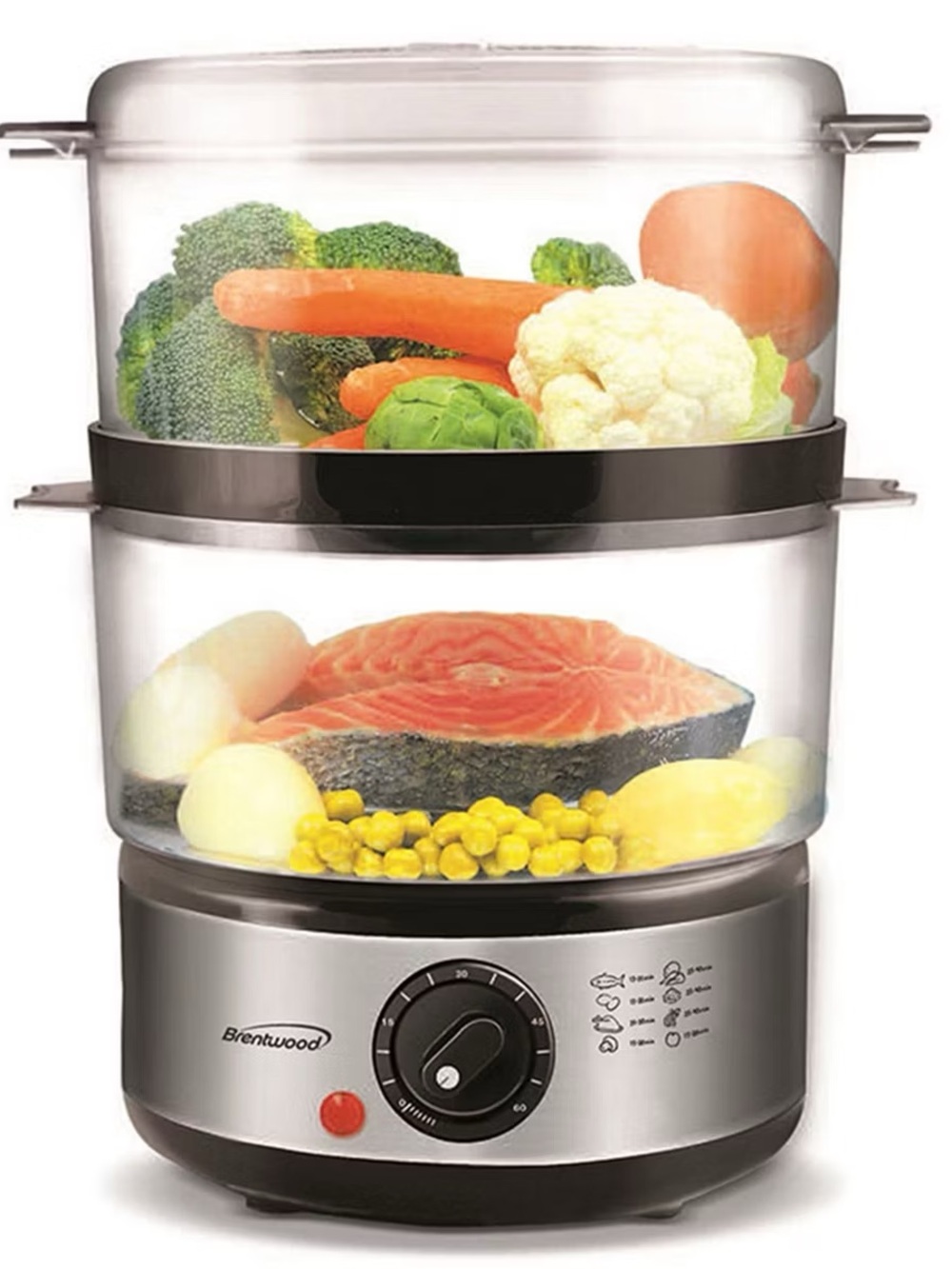 Stainless Steel 2-Tier Food Steamer